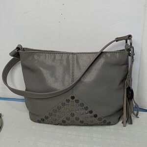 The Sak Indio Studded Leather Hobo Bag
